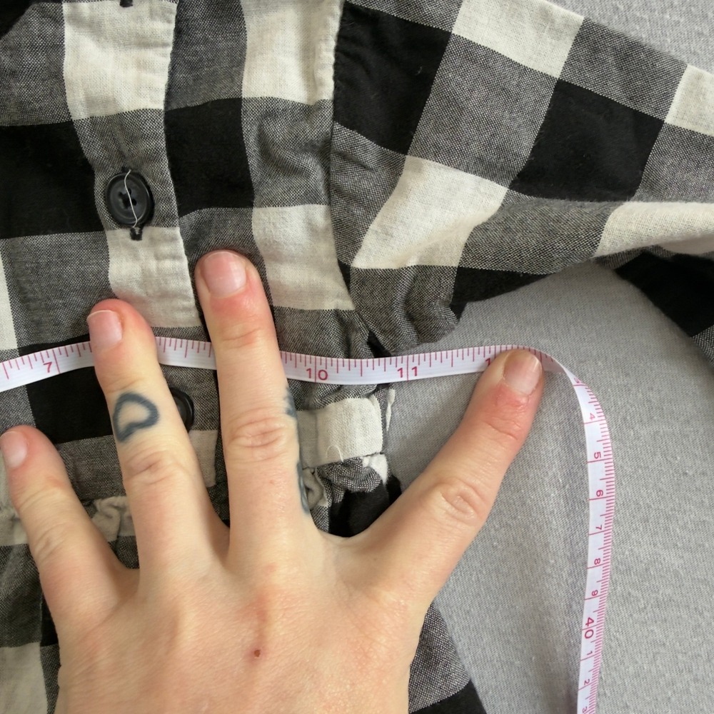 Tea Collection Plaid Flannel Dress‎ & Bloomers Set 12-18 Months Outfit - Picture 12 of 13